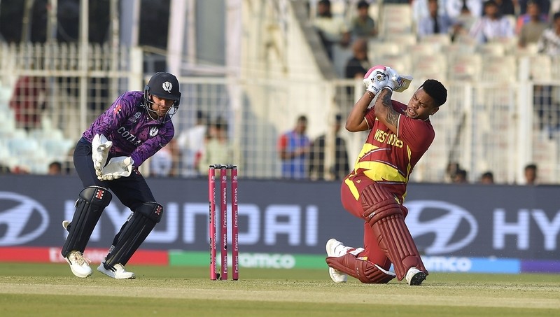 In images: Hetmyer, Romario Shepherd help West Indies beat Scotland in T20 World Cup