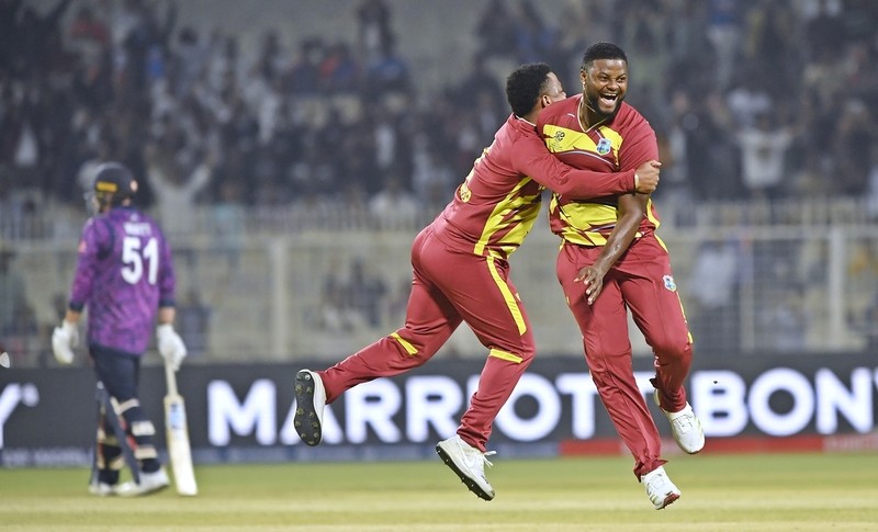In images: Hetmyer, Romario Shepherd help West Indies beat Scotland in T20 World Cup