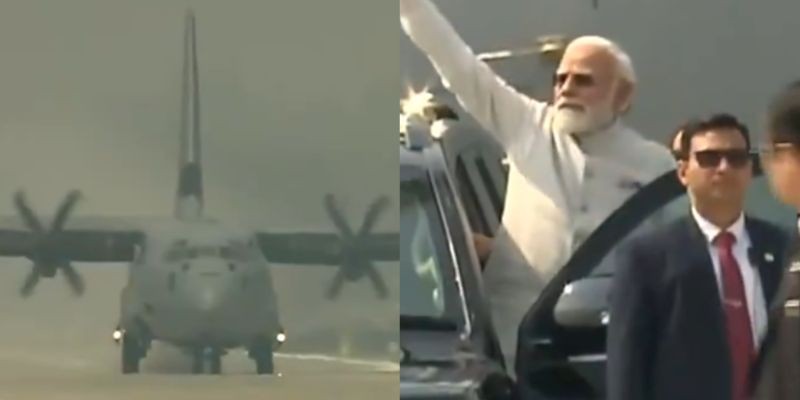 PM Modi creates history with landing at Strategic Emergency Facility in Assam