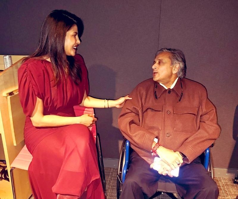 Harvard India Conference: Shashi Tharoor praises Priyanka Chopra for making country proud, actress responds