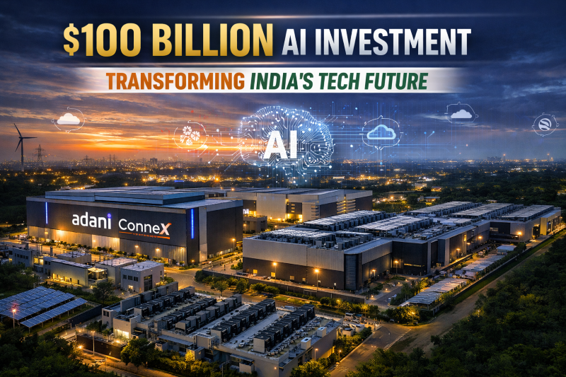 $100 Billion AI Bombshell! Adani Group unveils mega plan to power India’s intelligence future