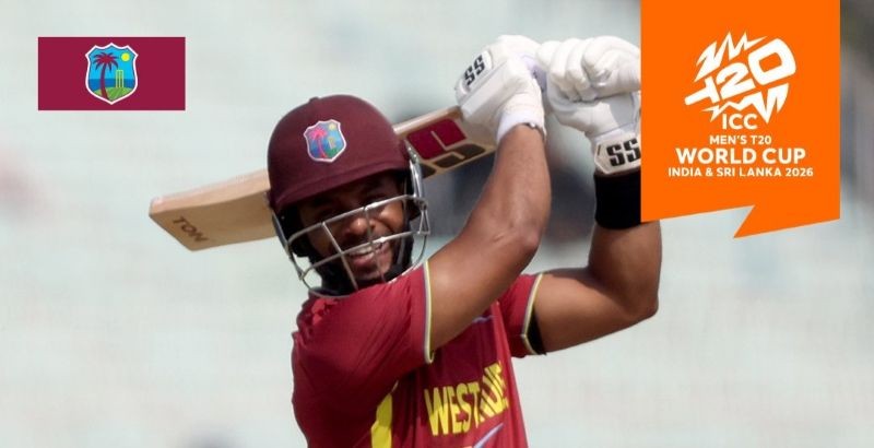 Shai Hope to the rescue! West Indies survive Italy scare with crucial 75 at Eden Gardens