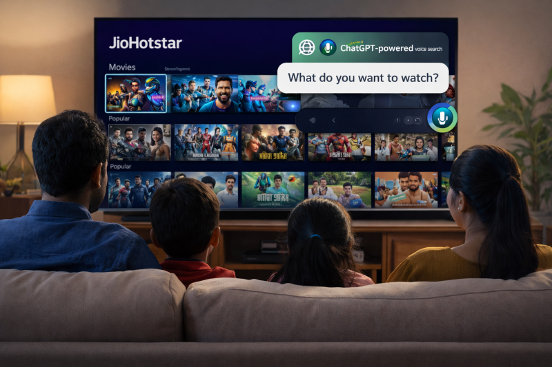 Say goodbye to scrolling! JioHotstar brings ChatGPT voice assistant that finds the perfect show instantly