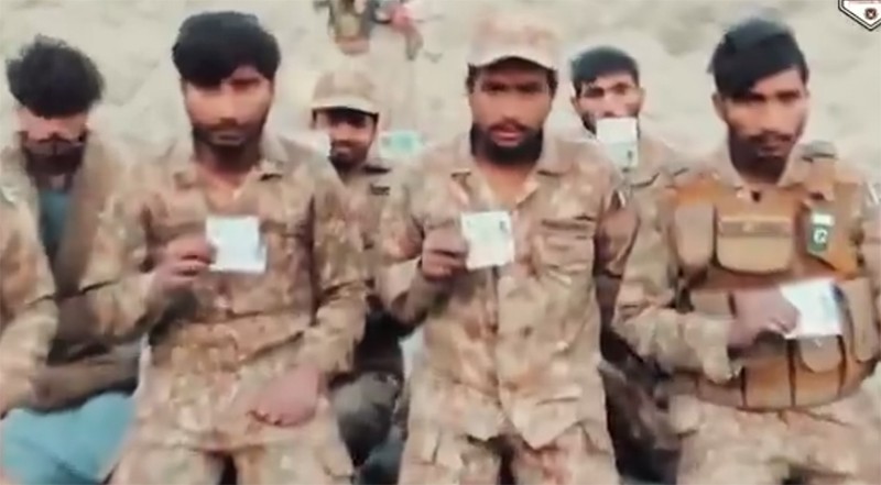 Deadline naars: BLA releases dramatic footage of alleged captive Pakistani troops