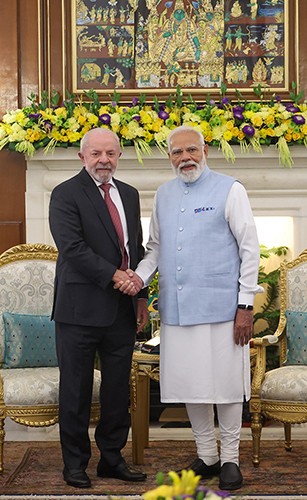 In Images: PM Modi meets Brazilian Prez Lula da Silva in Delhi—powerful moments from landmark diplomatic meet
