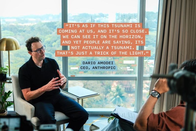 As AI takes over tech, Anthropic CEO urges youth to choose people-focused careers