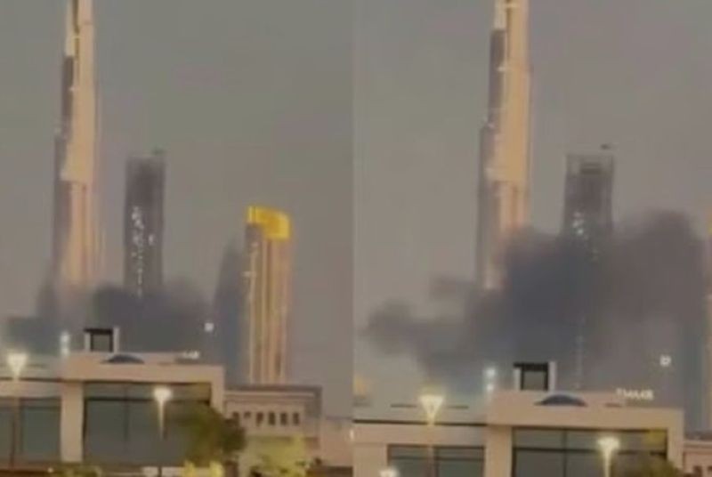 Dubai's Burj Khalifa hit? Video shows explosion, smoke near world's tallest structure as Iran retaliates