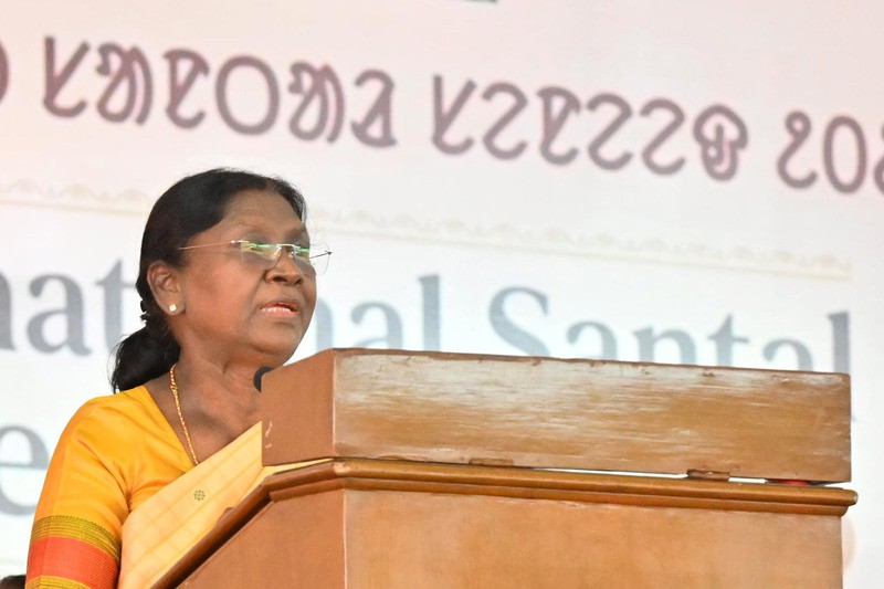 In Images: Prez Murmu attends the 9th International Santal Conference at Darjeeling