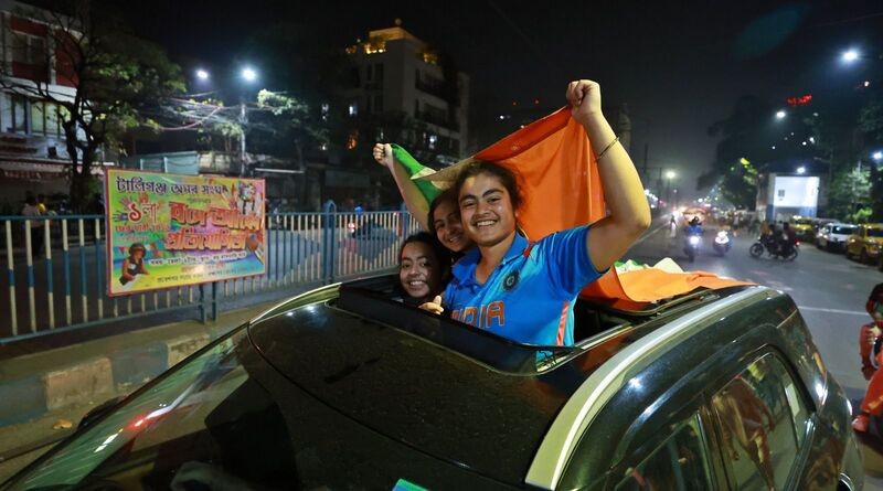 In Images: Kolkata erupts in celebration as India beat New Zealand to win T20 World Cup