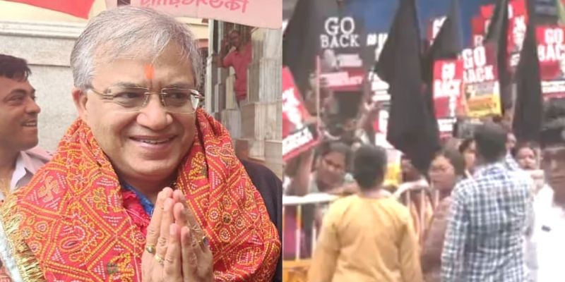 CEC Gyanesh Kumar faces black flags during Kalighat Temple visit in Kolkata amid TMC’s SIR protests