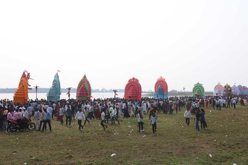 In Images: Panchu Dola Melana festival held at Chilika Lake in Odisha
