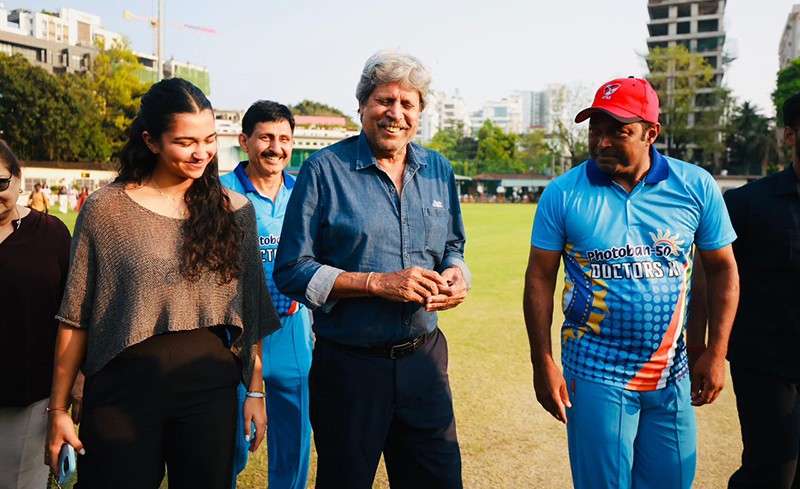 Kapil Dev visits Kolkata to attend Dr. Vace Paes Cup 2026 Cricket Match