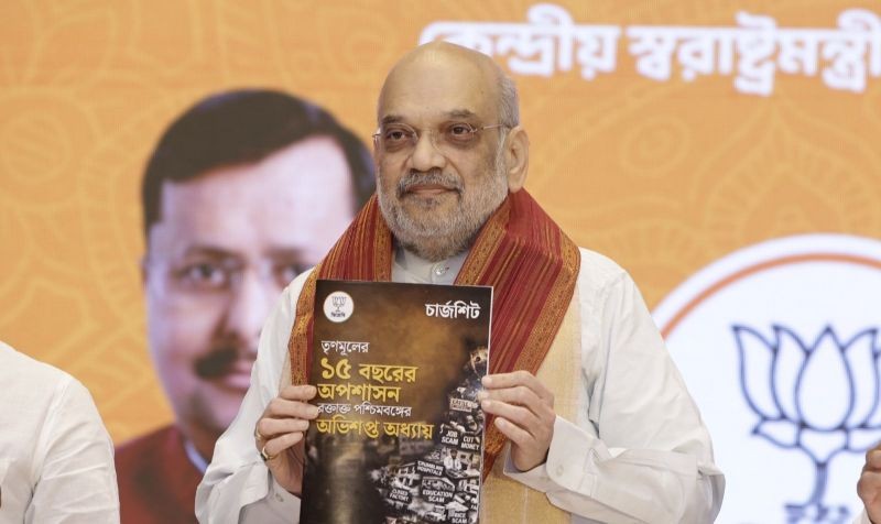 Bengal polls a ‘fight for liberation from fear’, says Amit Shah as he unveils TMC chargesheet