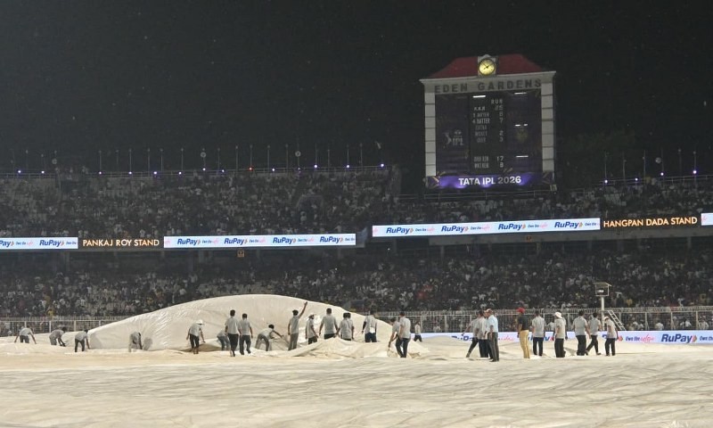 In Images: KKR v PBKS match at Eden Gardens abandoned due to rain
