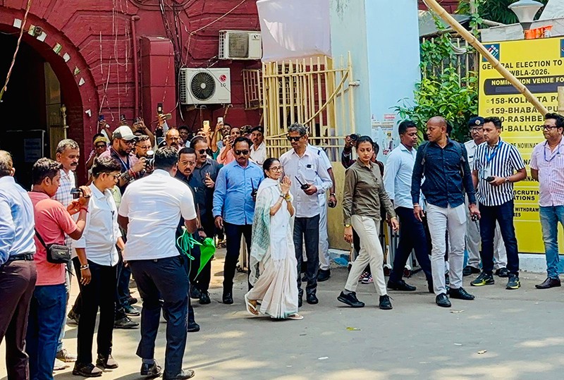 In Images: Mamata Banerjee files nomination from Bhabanipur for Bengal polls