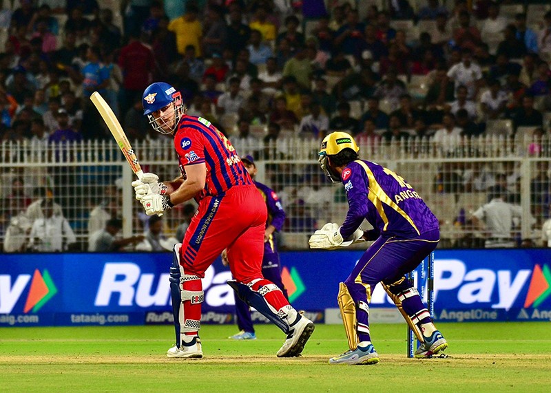 In Images: KKR face LSG at Eden Gardens