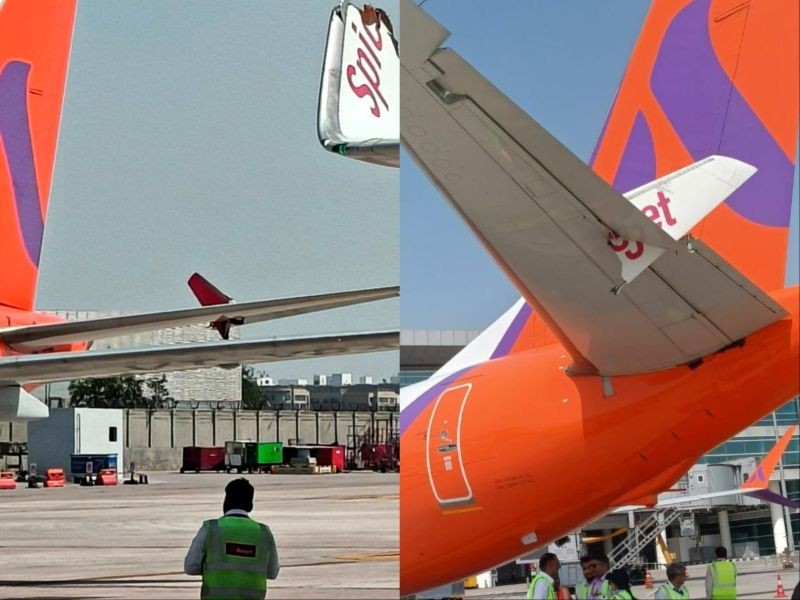 SpiceJet plane hits Akasa aircraft at Delhi airport, no injuries