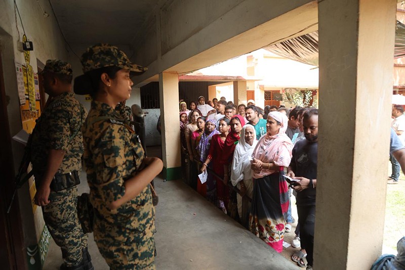 In Images: Voting underway in Bengal's East Midnapore under tight security