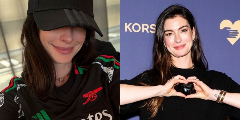 ‘North London forever’: Anne Hathaway reveals how her father sparked her love for Arsenal F.C.