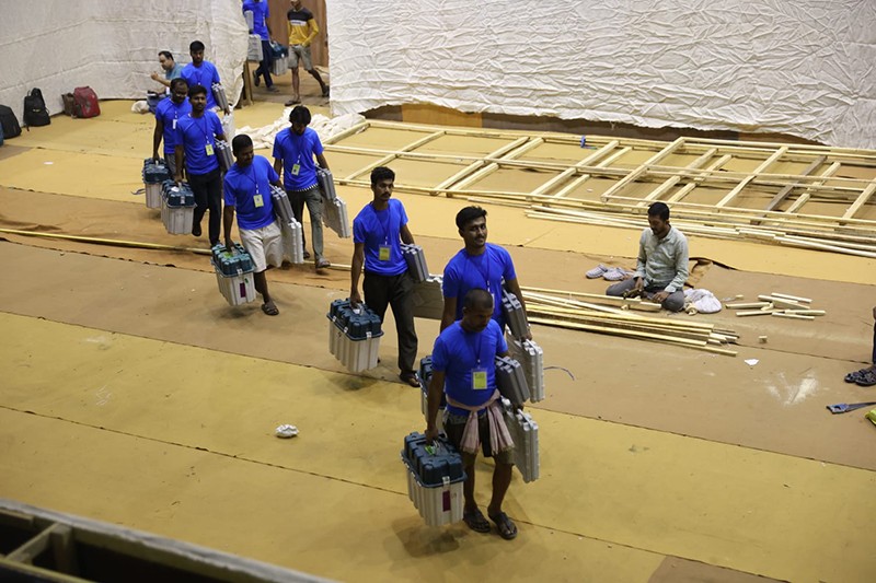 In Images: Poll preparedness peaks as VVPAT machines reach Kolkata centres ahead of final Bengal voting phase