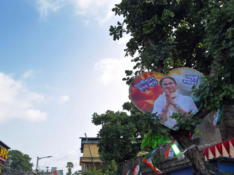 In images: Uneasy calm outside Mamata Banerjee’s residence as nation awaits results.