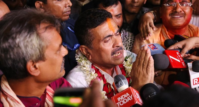 In images: Suvendu Adhikari stuns Mamata Banerjee in Bhabanipur, snatches TMC stronghold