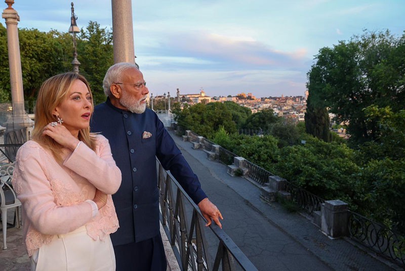 In Images: Modi-Meloni Chemistry Steals the Spotlight in Rome