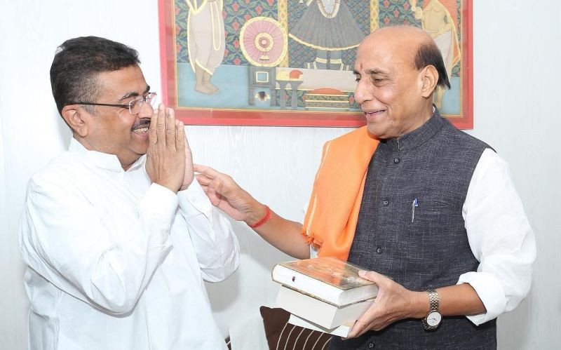In Images: Suvendu Adhikari meets President Murmu, Rajnath Singh in power-packed first Delhi visit as Bengal CM