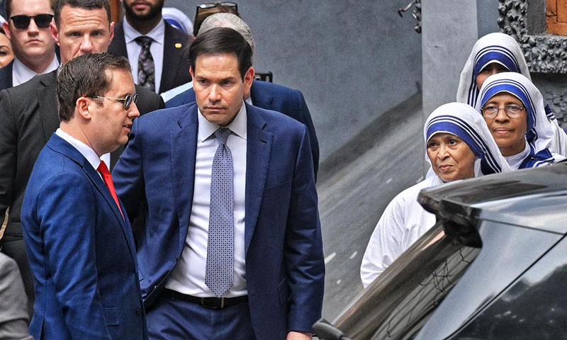 In Images: Marco Rubio visits Mother House in Kolkata