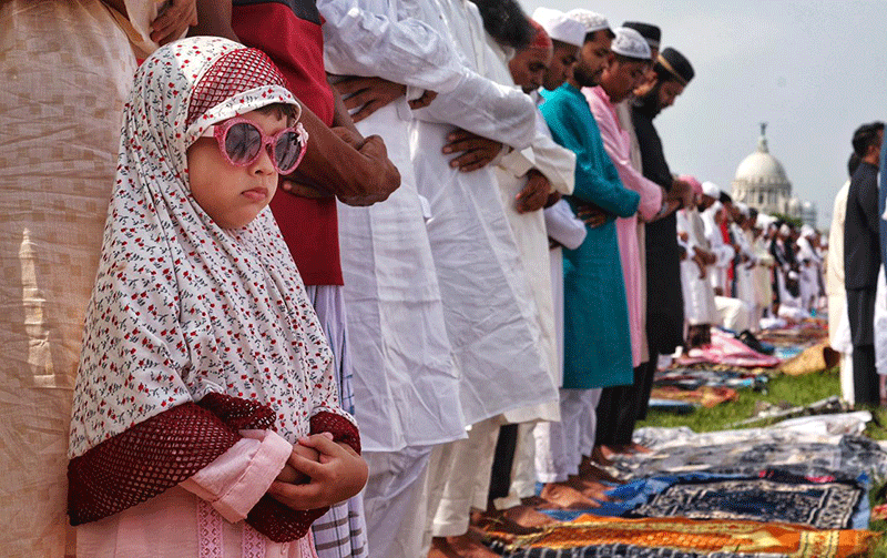 In Images: Thousands gather at Kolkata’s Brigade Parade Ground for namaz