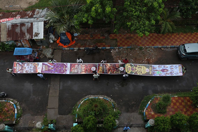 In Images:  Kolkata football enthusiasts transform fan zone with vibrant World Cup celebrations
