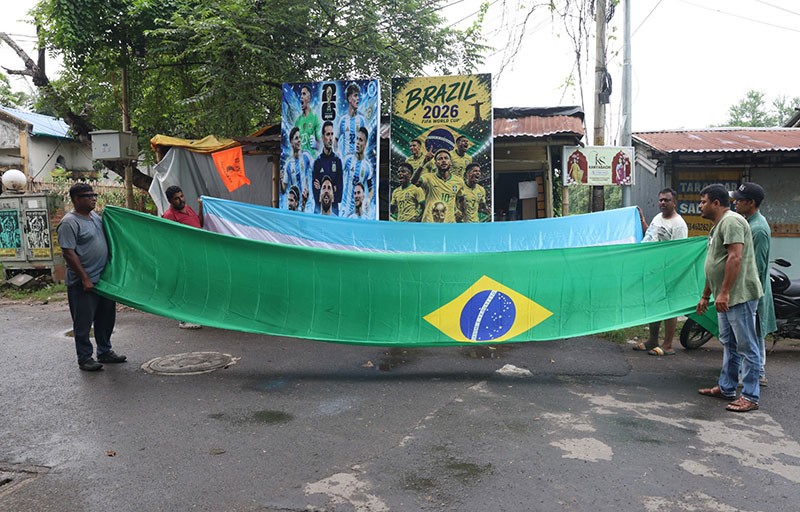 In Images:  Kolkata football enthusiasts transform fan zone with vibrant World Cup celebrations