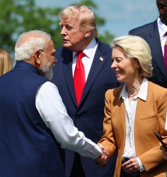 In Images: G7 leaders gather in France ahead of Summit deliberations