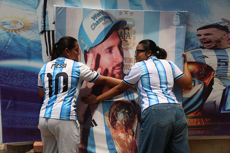 In Images: Messi's hat-trick sparks jubilant celebrations in Kolkata as Argentina rout Algeria 3-0