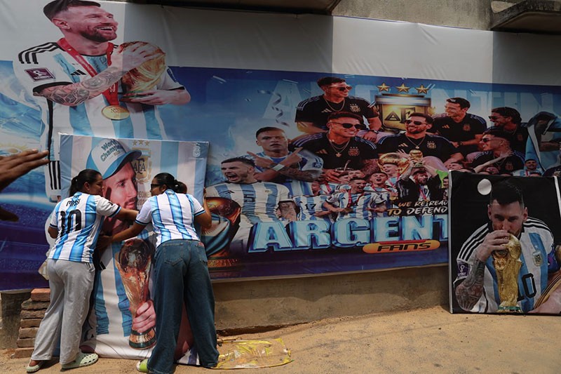 In Images: Messi's hat-trick sparks jubilant celebrations in Kolkata as Argentina rout Algeria 3-0