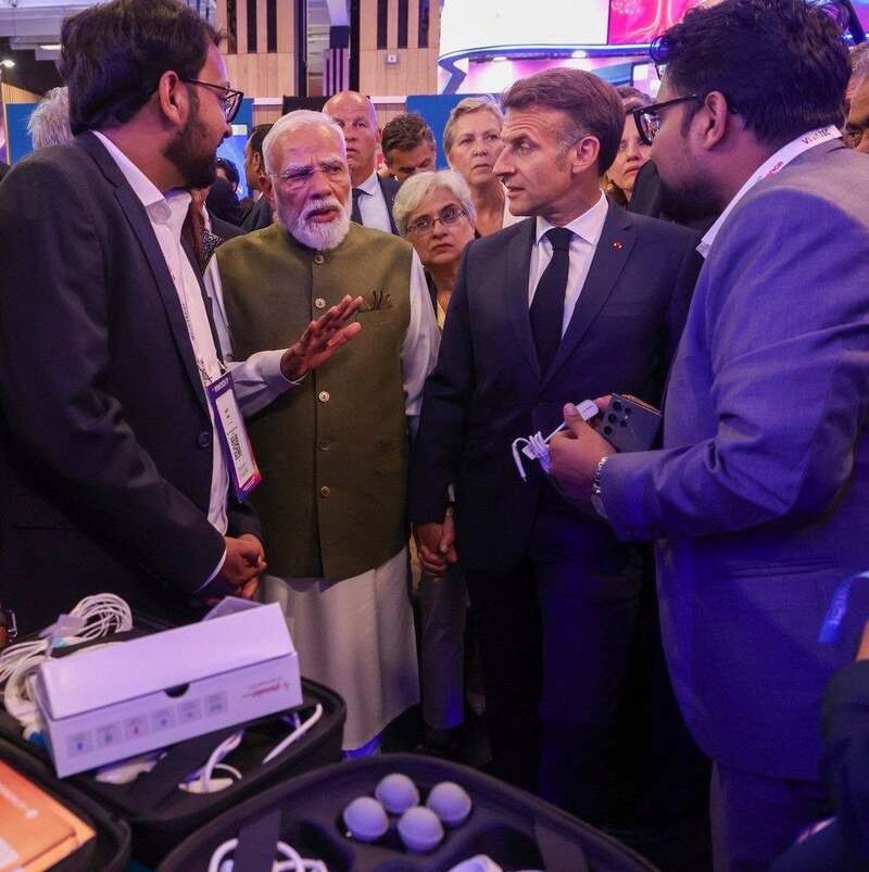 In Images: PM Modi, French President Macron explore Indian startups and emerging technologies at VivaTech 2026 in Paris