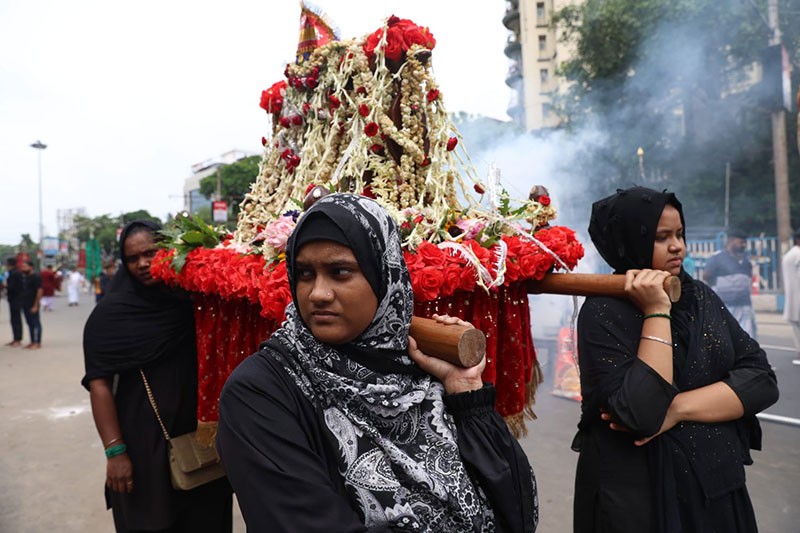 In Images: Kolkata marks Ashura with solemn Muharram processions
