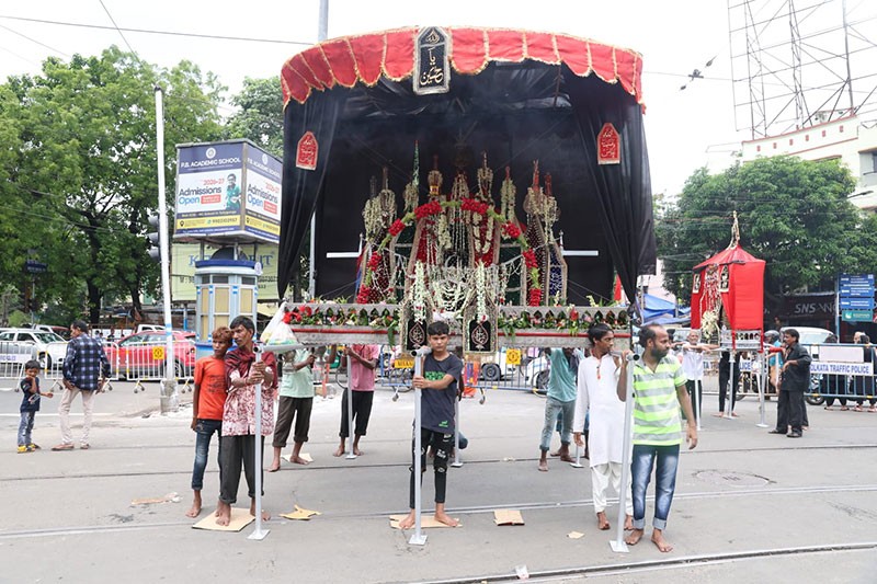 In Images: Kolkata marks Ashura with solemn Muharram processions