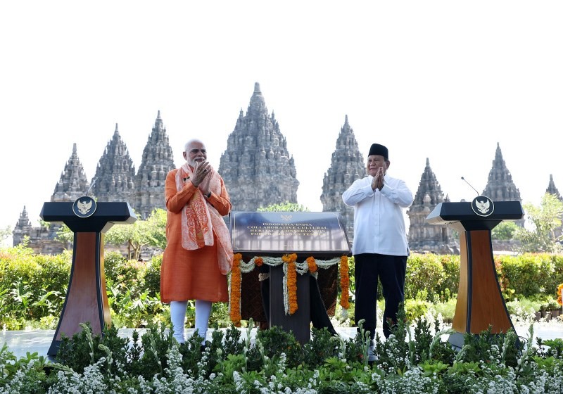 In Images: PM Modi launches Prambanan Temple Conservation Project in Indonesia