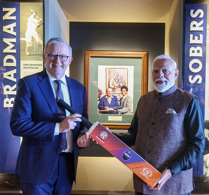 In Images: PM Modi and Anthony Albanese's special cricket connect at Melbourne Cricket Ground