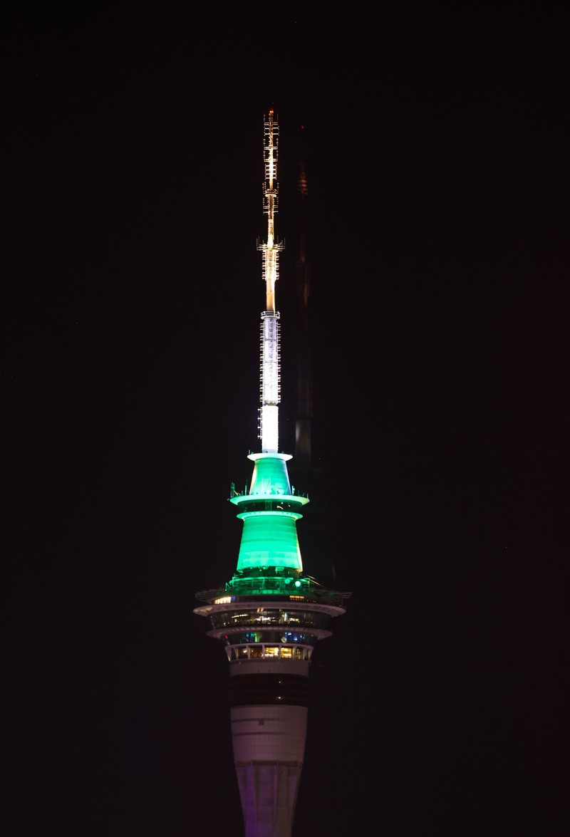In Images: Auckland’s Sky Tower lights up in Indian Tricolour on Modi's historic New Zealand visit