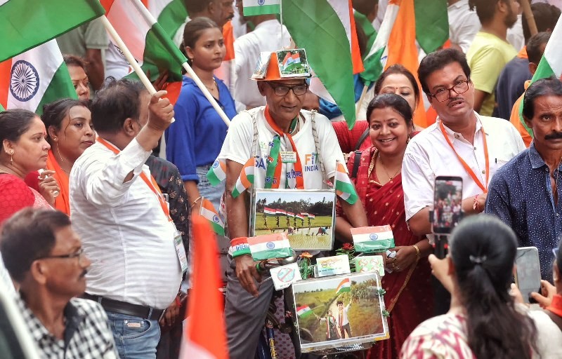 In Images: Suvendu Adhikari leads BJP's tiranga rally, urges Bengal to join 'Har Ghar Tiranga' campaign