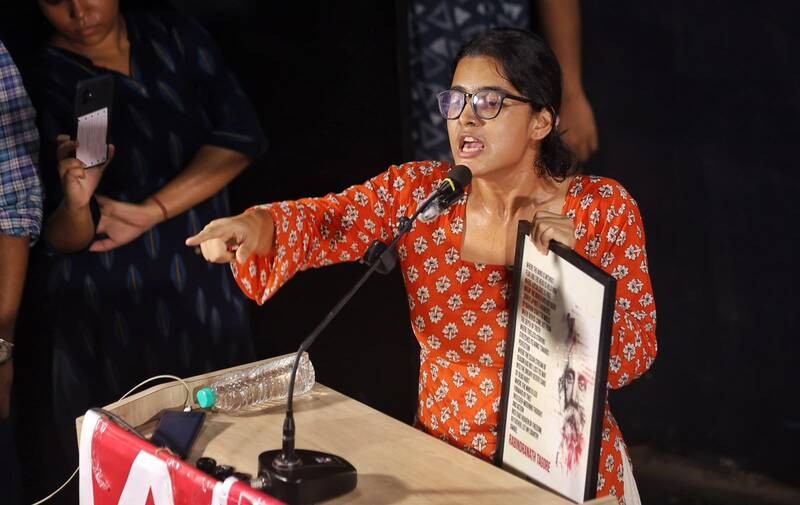 In Images: AISA National President Neha Bora attends panel discussion in Kolkata