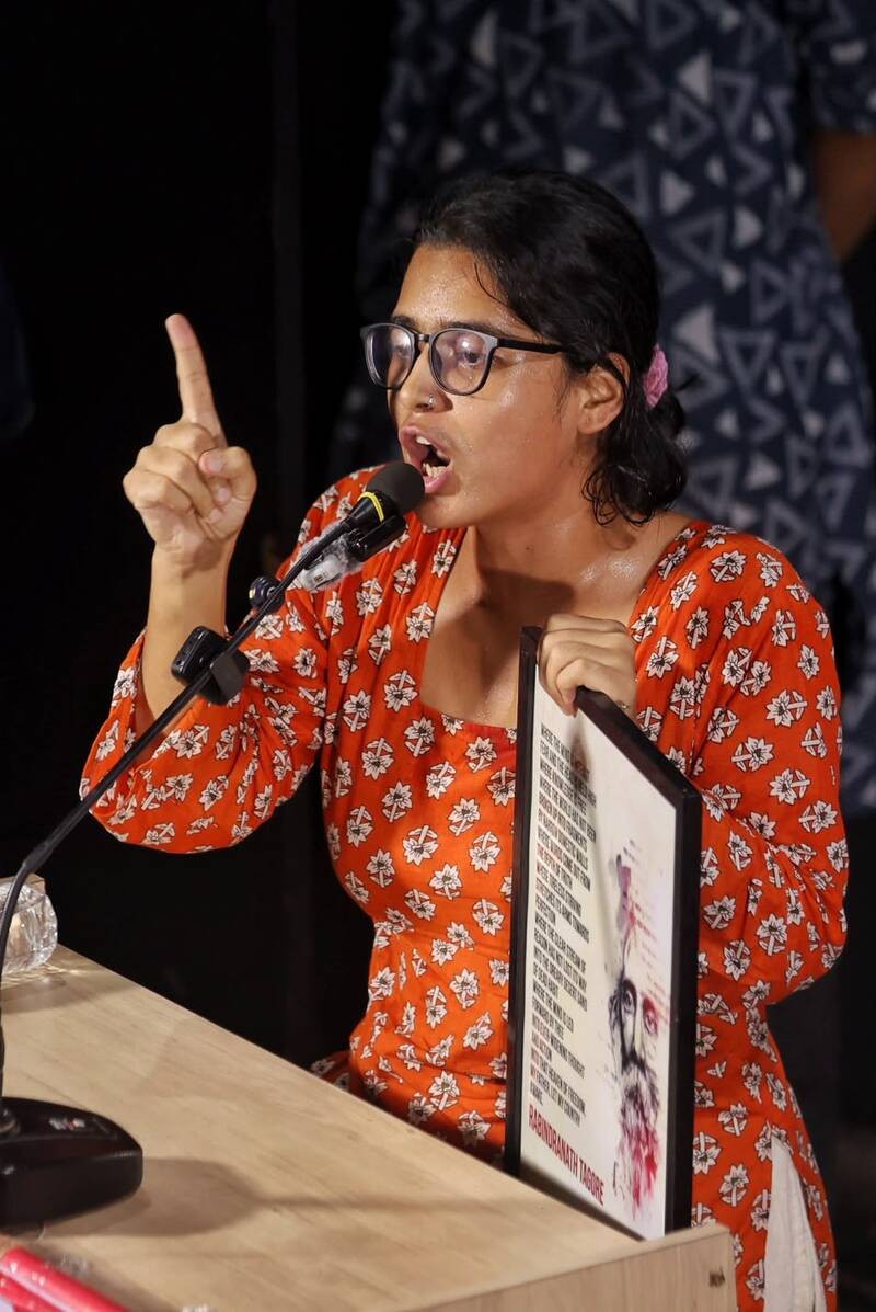 In Images: AISA National President Neha Bora attends panel discussion in Kolkata