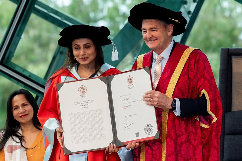In Images: Rani Mukerji receives honorary doctorate from La Trobe University