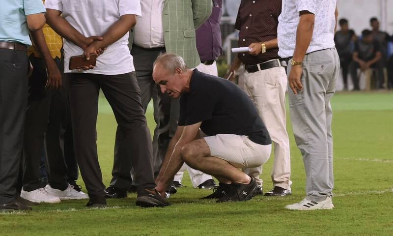 In Images: Brazil football delegation inspects Salt Lake Stadium in Kolkata
