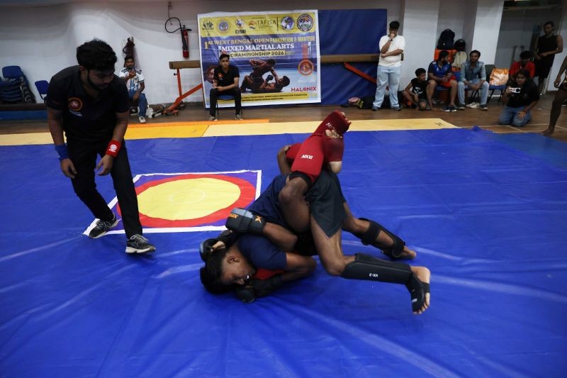 In Images: Young fighters bring the heat as Kolkata schools, colleges battle it out at MMA championship