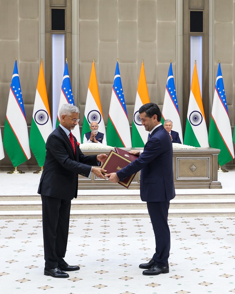 In Images: PM Modi attends delegation-level talks between India and Uzbekistan in Tashkent