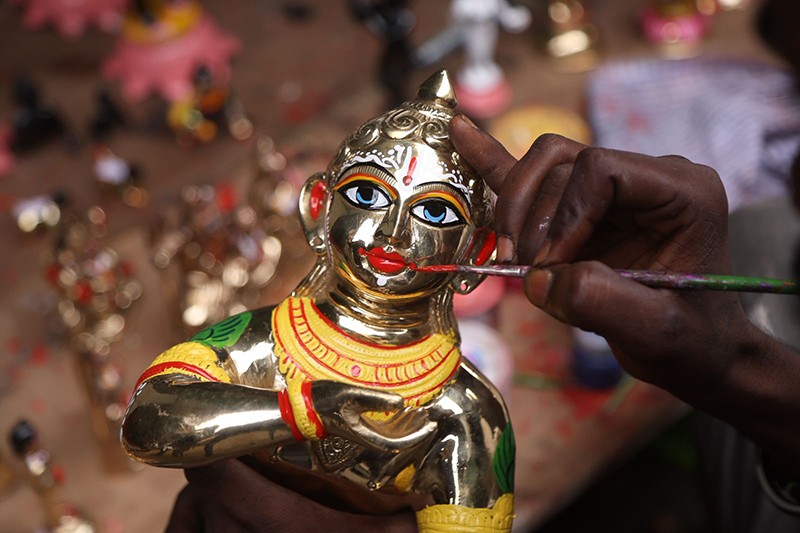 In Images: Kolkata’s Gopal idols get a fresh makeover ahead of Janmashtami