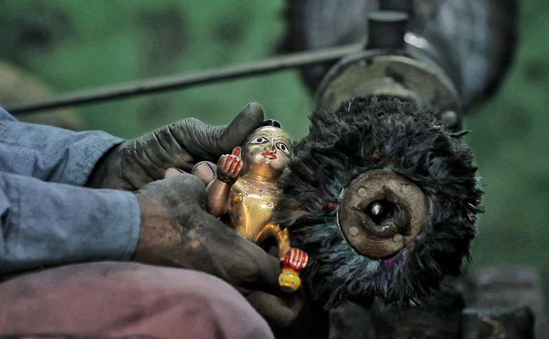 In Images: Kolkata’s Gopal idols get a fresh makeover ahead of Janmashtami